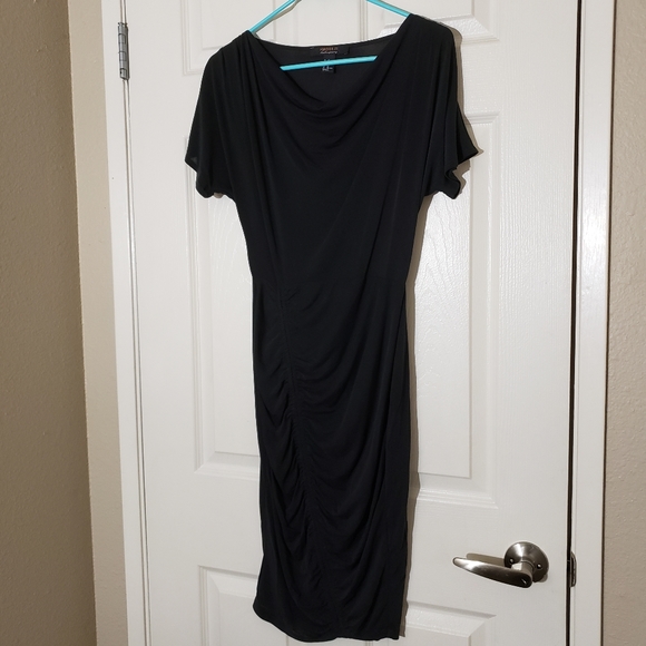 Ruched cowl neck dress - Picture 2 of 5